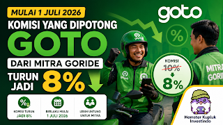 Komisi Turun ke 8% Mulai 1 Juli — Ini Artinya Apa untuk Angka-Angka GOTO