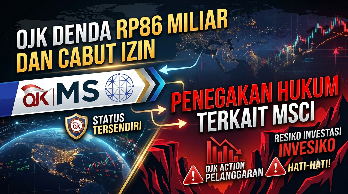 OJK Denda Rp86 Miliar dan Cabut Izin — Ini Penegakan Hukum yang Perlu Dibaca Bersamaan dengan Berita MSCI